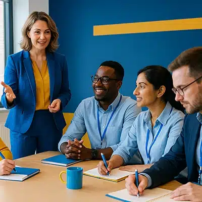 Englisch Intensivkurs für Firmen Thumb Mitarbeiter eines Unternehmens, die Englisch lernen, in einem Unternehmen Intensivtraining