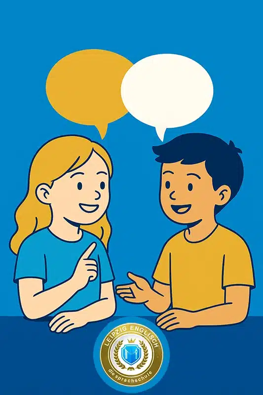 Zwei deutsche Kinder lernen Englisch, um zweisprachig zu werden.