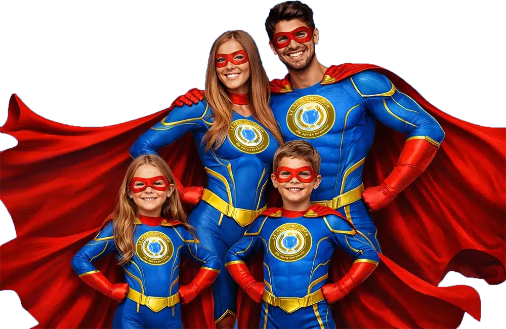 Leipzig Englisch Sprachschule Family Erwachsene und Kinder lernen Englisch in einem Englischkurs bei der Leipzig Englisch Sprachschule.