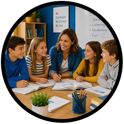 Englischkurs für Kinder and Teens Jugendliche lernen Englisch an der Leipzig English Language School